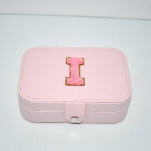 Uygafly Jewelry Holder Organizer – Pink with Initial "I"– NWT